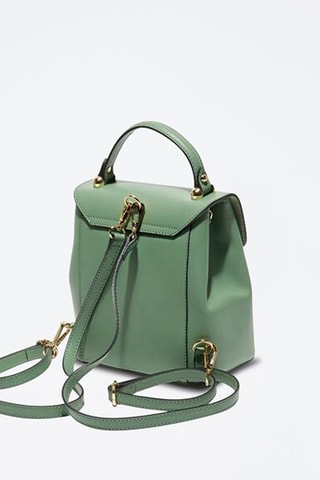 Sac à main en cuir Elena - Vert