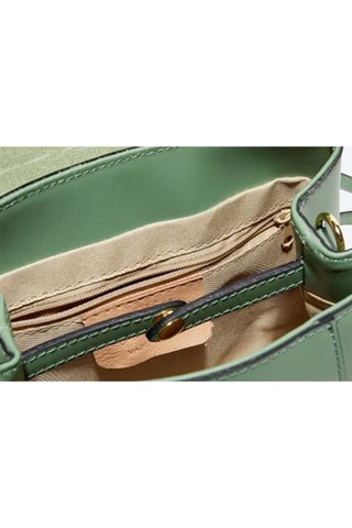 Sac à main en cuir Elena - Vert