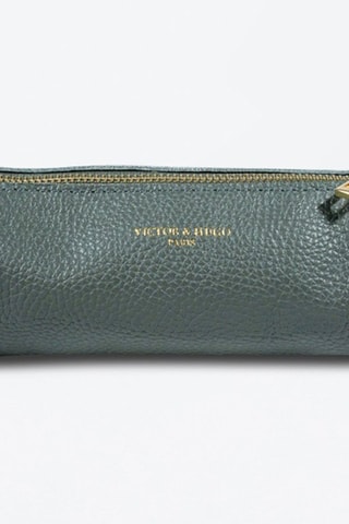 Trousse en cuir Laya - Marron
