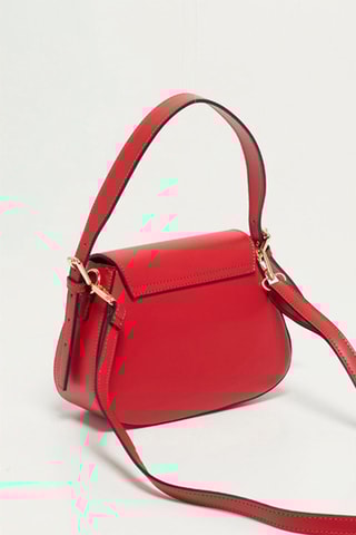 Sac à main en cuir Laura - Rouge