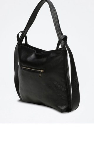 Mala shopper em couro Teva - Preto