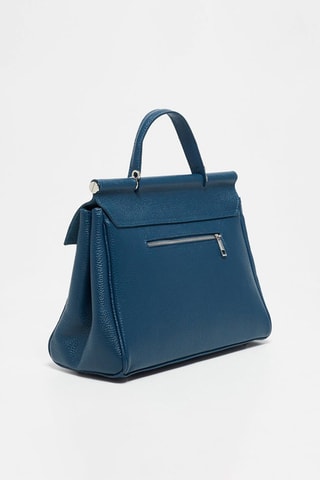 Sac à main en cuir Matti - Bleu