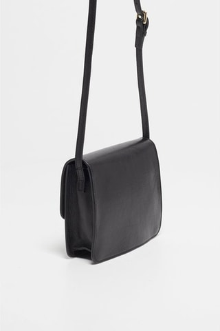 Mala a tiracolo de couro Marni - Preto