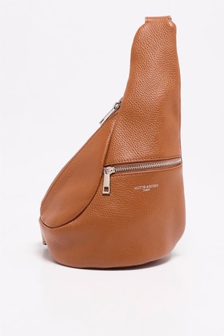 Bolsa de cintura de couro Balt - Castanho