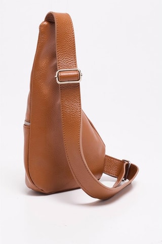 Bolsa de cintura de couro Balt - Castanho