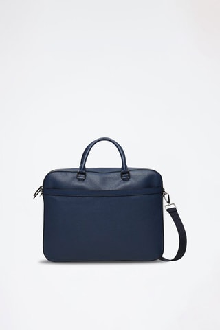 Porte-documents en cuir Antonio - Bleu marine