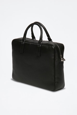 Porte-documents en cuir Marco - Noir