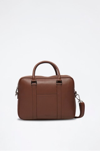 Porte-documents en cuir Niccolo - Marron