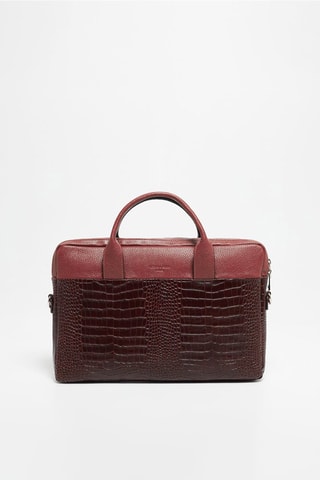 Porte-documents en cuir Alberto Croco - Marron