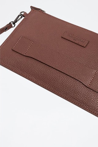 Pochette en cuir Fernando - Marron