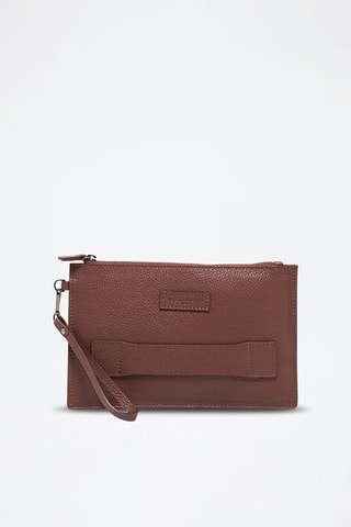 Pochette en cuir Fernando - Marron
