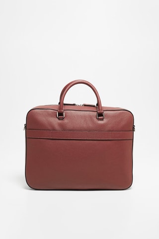 Porte-documents en cuir Alberto - Marron