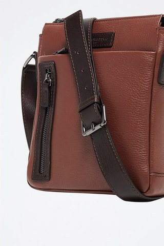 Sacoche en cuir Giorgio - Marron