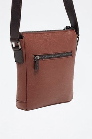 Sacoche en cuir Giorgio - Marron
