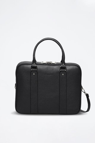 Sacoche en cuir Cesare - Noir
