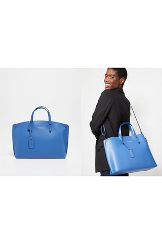Sac à main en cuir Livel - Bleu