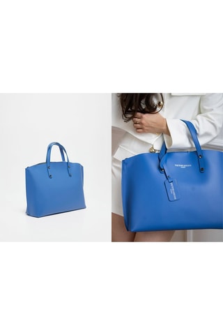 Sac à main en cuir Livel - Bleu