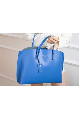 Sac à main en cuir Livel - Bleu