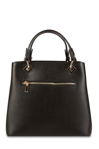Sac à main en cuir Flamme - Noir