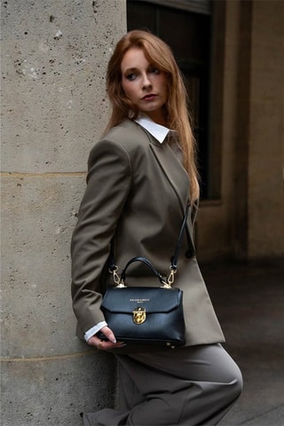 Sac à main en cuir Florentine - Noir