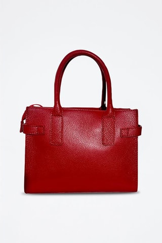 Sac à main en cuir Livia - Rouge
