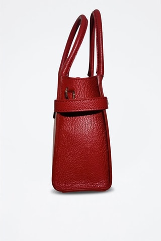 Sac à main en cuir Livia - Rouge
