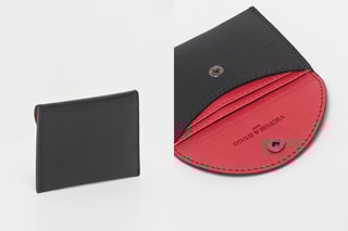 Porte-cartes en cuir Alina - Noir