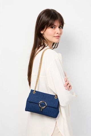 Mala a tiracolo Sarya Denim - Azul