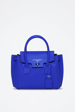 Sac à main en cuir Jeny - Bleu