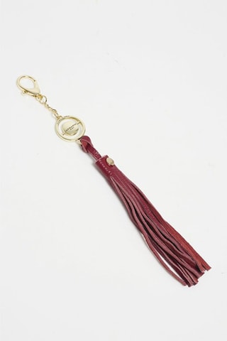 Porte clés en cuir Kchainp - Rouge