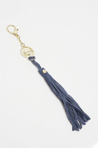 Porte clés en cuir Kchainp - Rouge et bleu