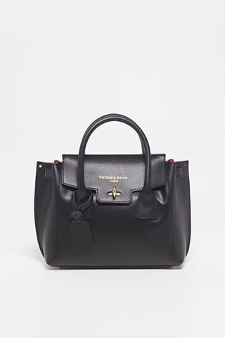 Sac à main en cuir Jeny - Noir