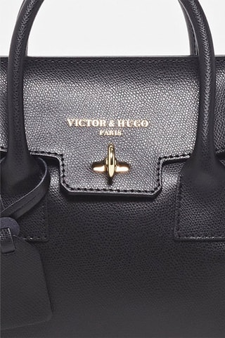 Sac à main en cuir Jeny - Noir