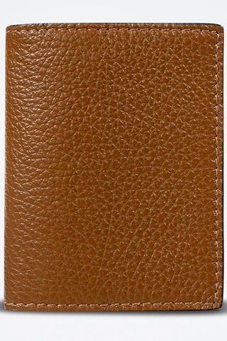 Porte-cartes en cuir Salma - Marron