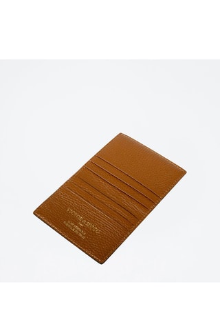 Porte-cartes en cuir Salma - Marron