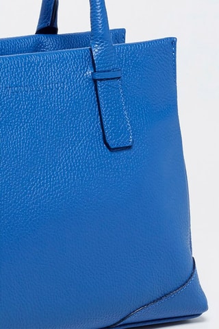 Sac à main en cuir Eve - Bleu