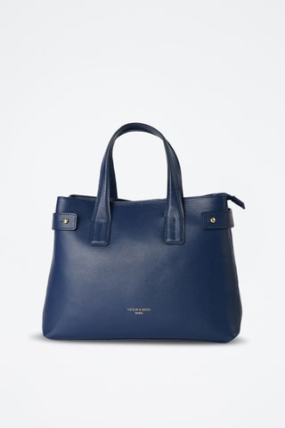Sac à main en cuir Luna - Bleu