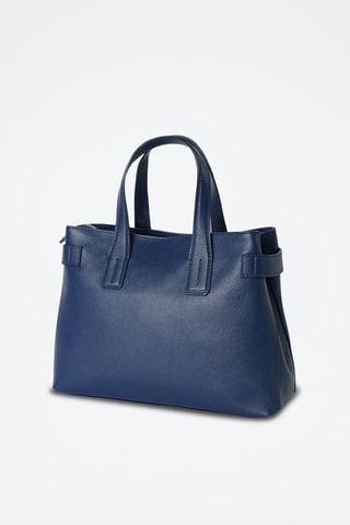 Sac à main en cuir Luna - Bleu