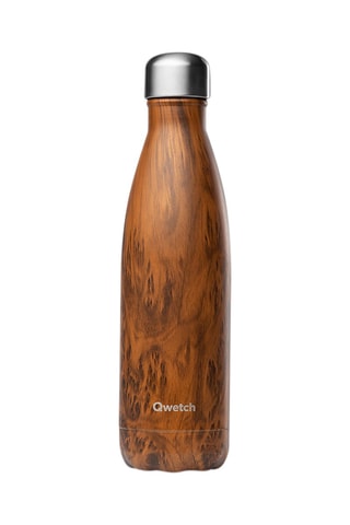 Bouteille isotherme en acier inoxydable Wood - 50 cl