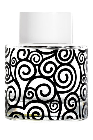 Contenant pour bouquet parfumé sérigraphié arabesque - Noir - 200 ml