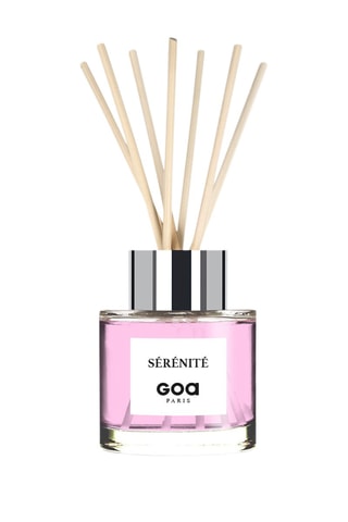 Bouquet parfumé Goatier - Sérénité 200 ml et 7 tiges en rotin - Coloris aléatoire