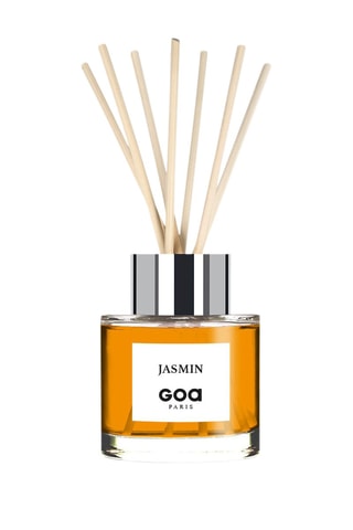 Bouquet parfumé Goatier - Jasmin 200 ml et 7 tiges en rotin - Coloris aléatoire