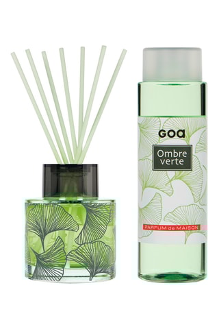 Bouquet parfumé Goatier - Ombre verte 200 ml et recharge 250 ml