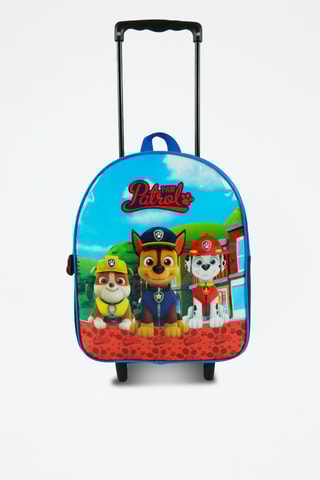 Mochila com rodas Patrulha Pata - Azul