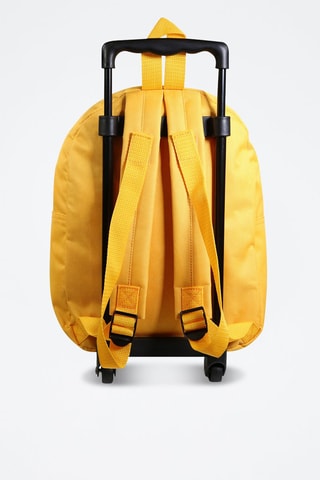 Mochila com rodas Simba O Rei Leão Disney - Turquesa e amarelo