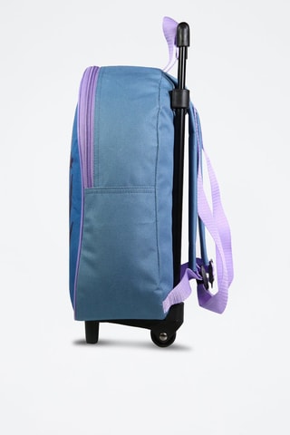Mochila com rodas Elsa e Anna Frozen Disney - Azul
