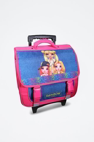Pasta com rodinhas Rainbow High - Rosa