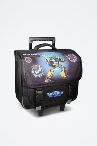 Pasta com rodinhas Autobots Transformers EarthSpark - Preto