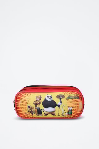 Estojo Kung Fu Panda - Vermelho e preto