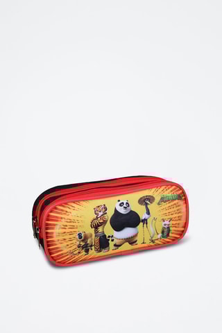 Estojo Kung Fu Panda - Vermelho e preto